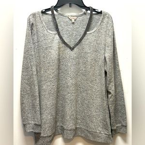 Juicy Couture Sweater with studded neckline.  Size XLarge.